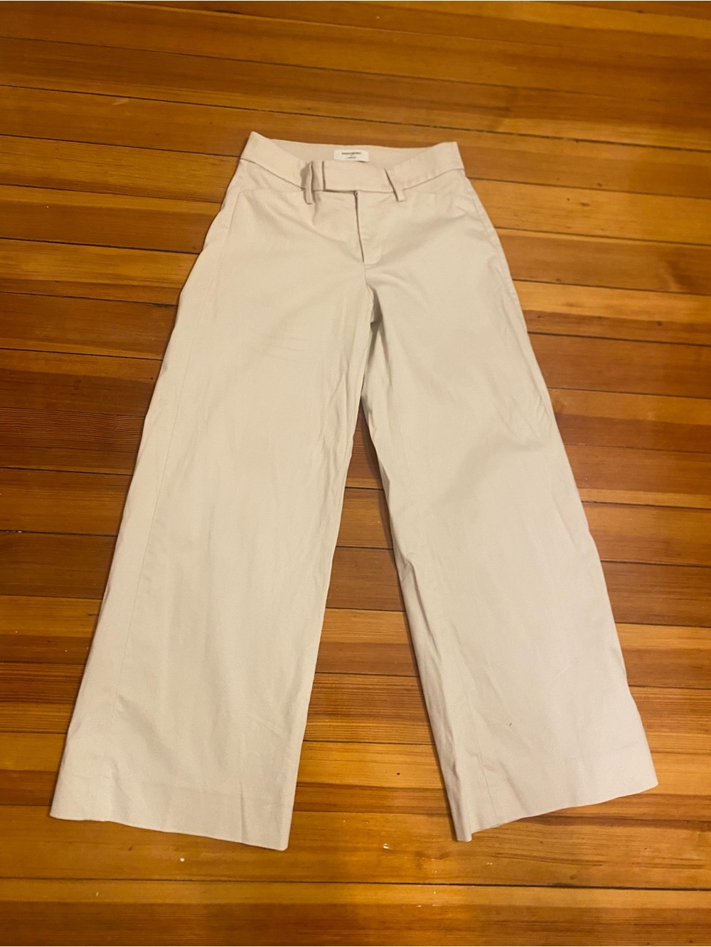 Banana Republic Wide Leg Light Beige Women’s Trousers